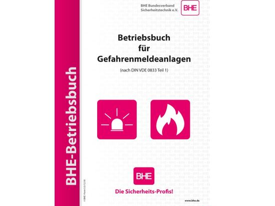 BHE-Betriebsbuch Gefahrenmeldeanlagen  (10er Pack)