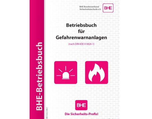 BHE-Betriebsbuch Gefahrenwarnanlagen (nach DIN VDE V 0826-1) (10er Pack)