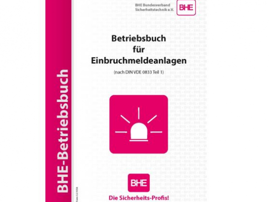 BHE-Betriebsbuch Einbruchmeldeanlagen (10er Pack)