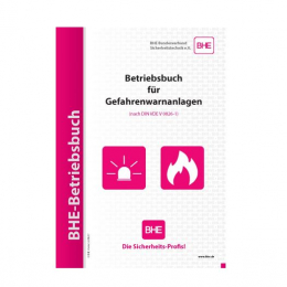 BHE-Betriebsbuch Gefahrenwarnanlagen (nach DIN VDE V 0826-1) (10er Pack)