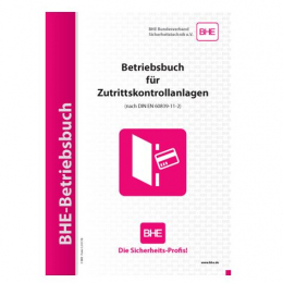 BHE-Betriebsbuch Zutrittskontrollanlagen (10er Pack)