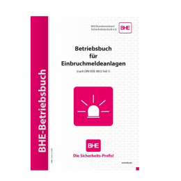 BHE-Betriebsbuch Einbruchmeldeanlagen (10er Pack)