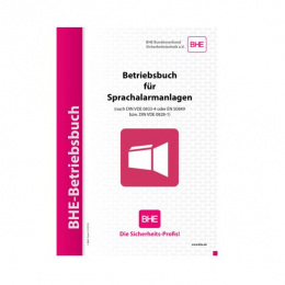 BHE-Betriebsbuch Sprachalarmanlagen (10er Pack)